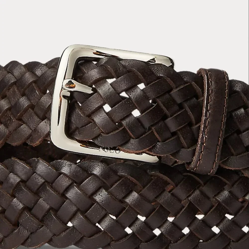 Polo Ralph Lauren Braided Leather Belt